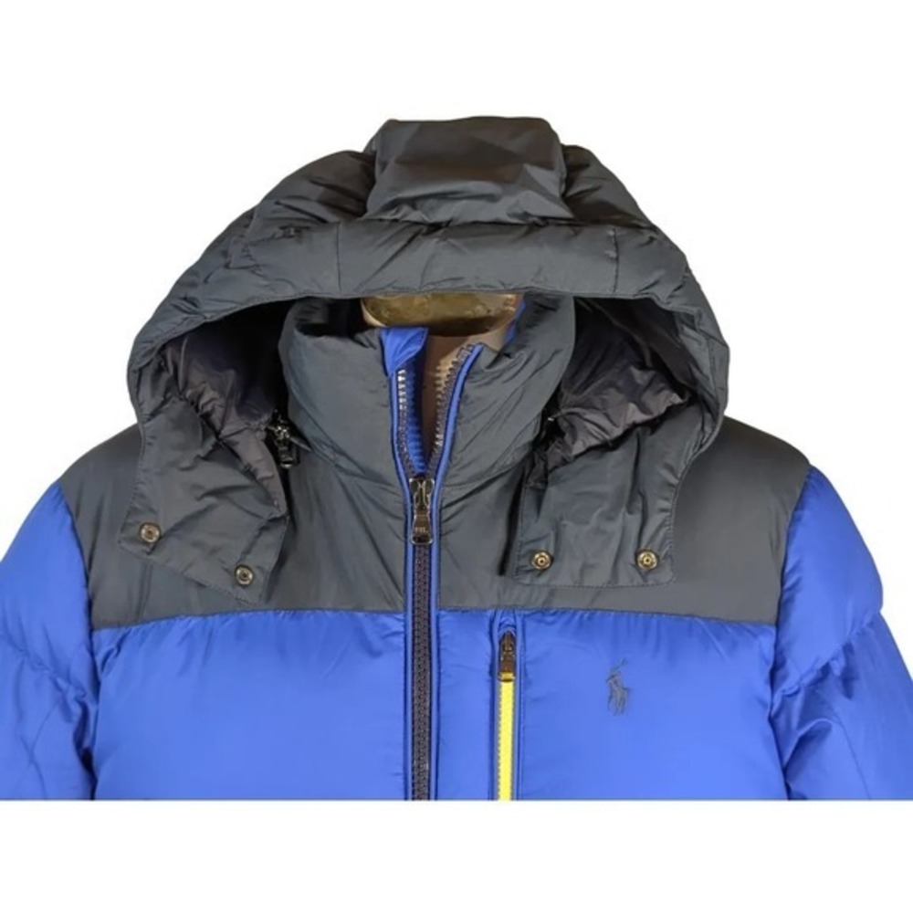 Polo Ralph Lauren The Gorham Color-Blocked Down Jacket w/ Hood Sz XXL NWT $398 - Picture 5 of 10